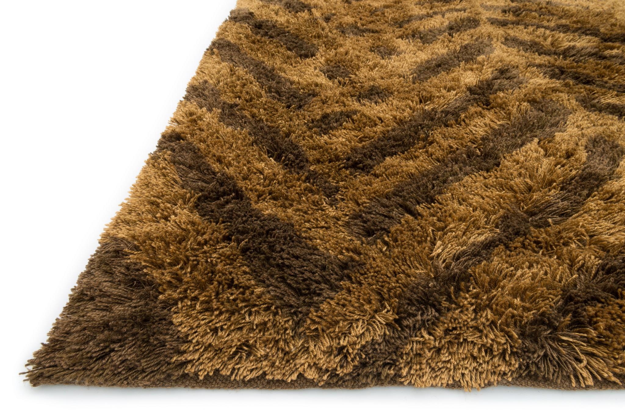 9x13 Loloi Rug Indoor/Outdoor Garden shag Brown bronze Hand tufted polyester eBay