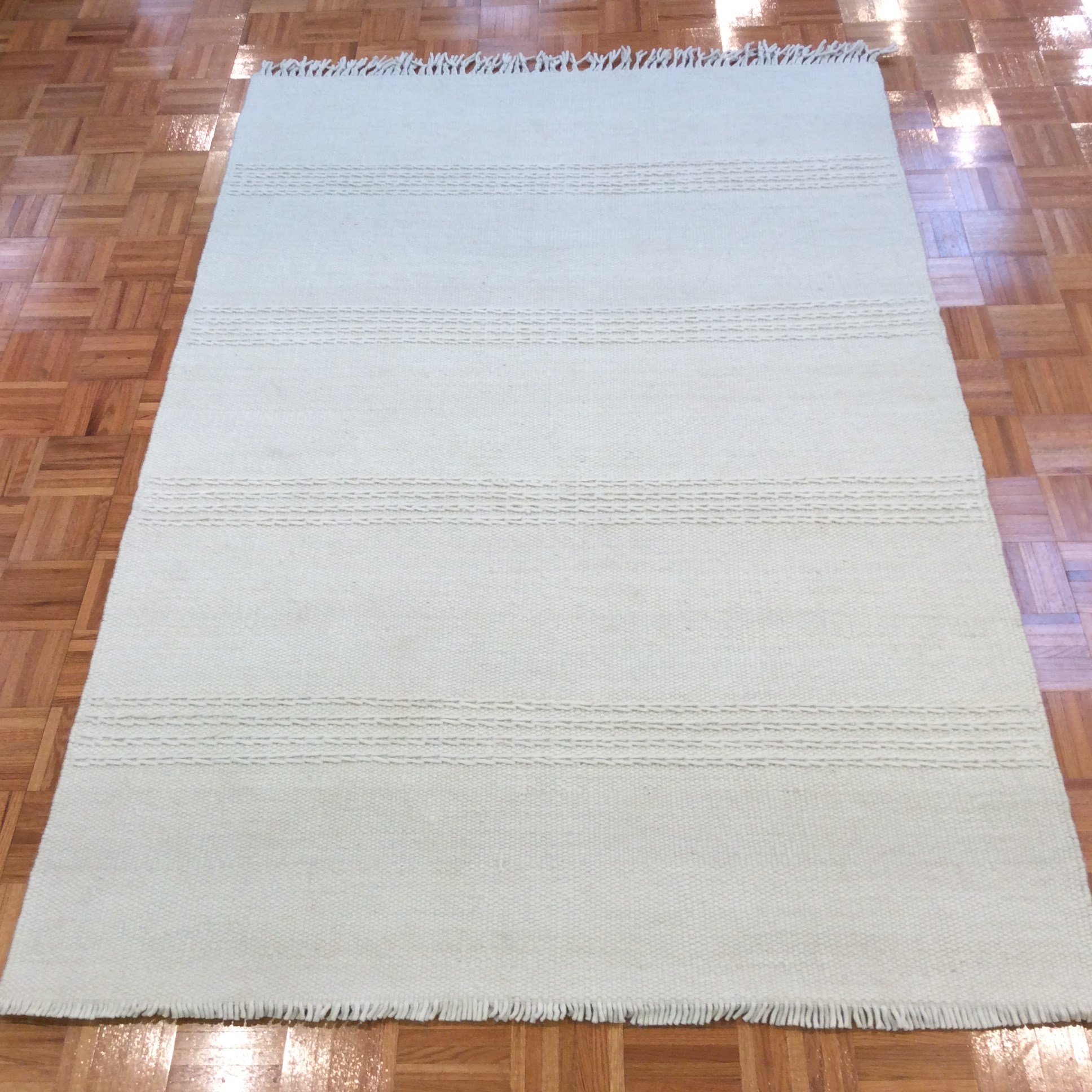 Kas Rugs Maui 1346 Ivory Cable Knit