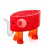 sST/ BEN, elephant, bowl, red