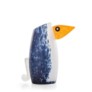 ST/ PINGU, vase, sm, blue/white