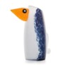 ST/ PINGU, vase, lg, blue/white